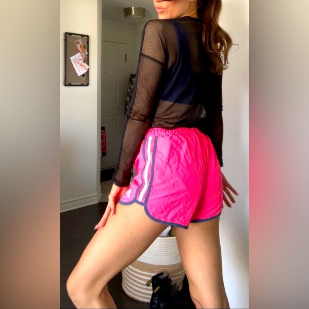Adidas neon pink shorts - Picture 6 of 13